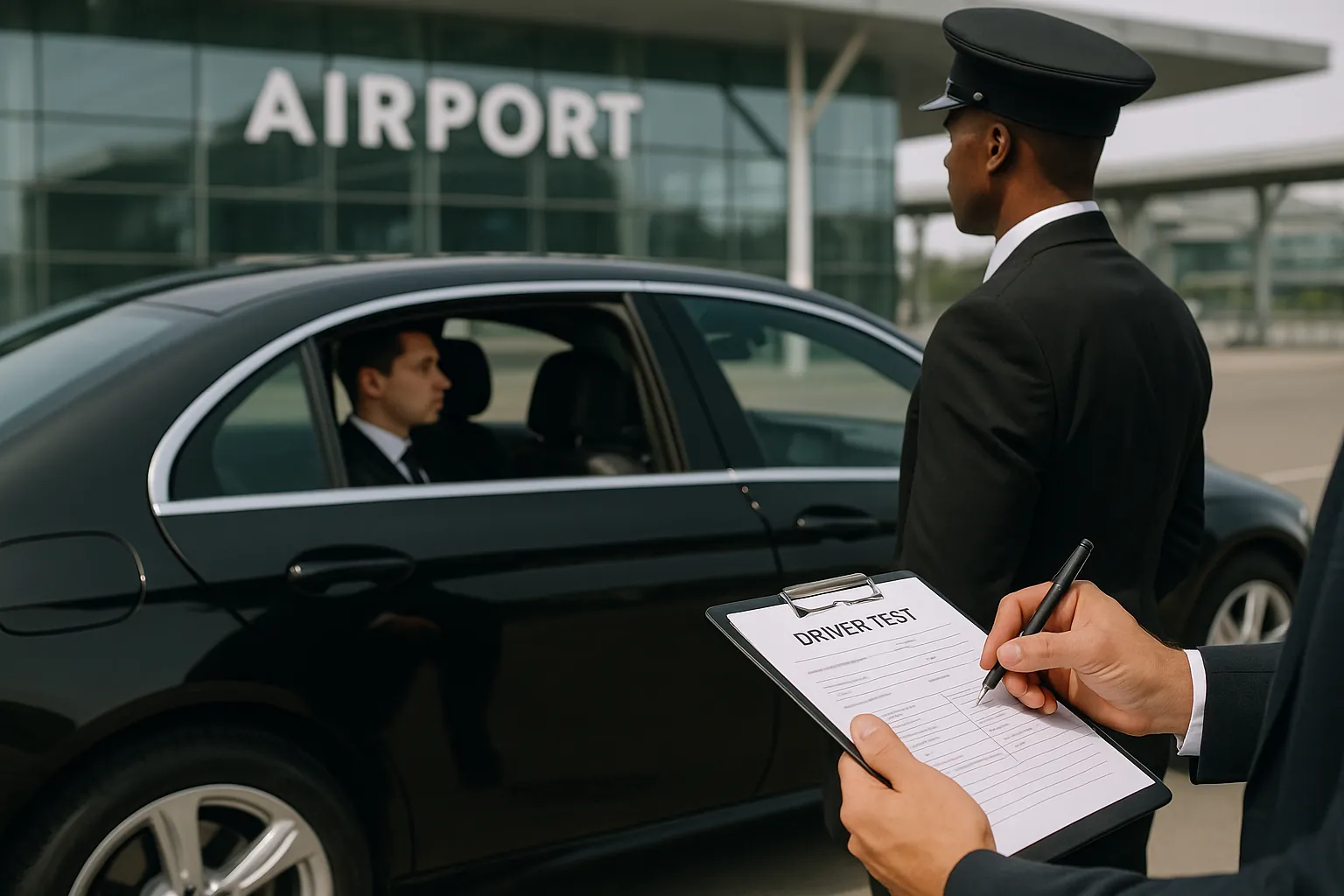 La formation VTC et l'examen pour devenir chauffeur privé : illustration