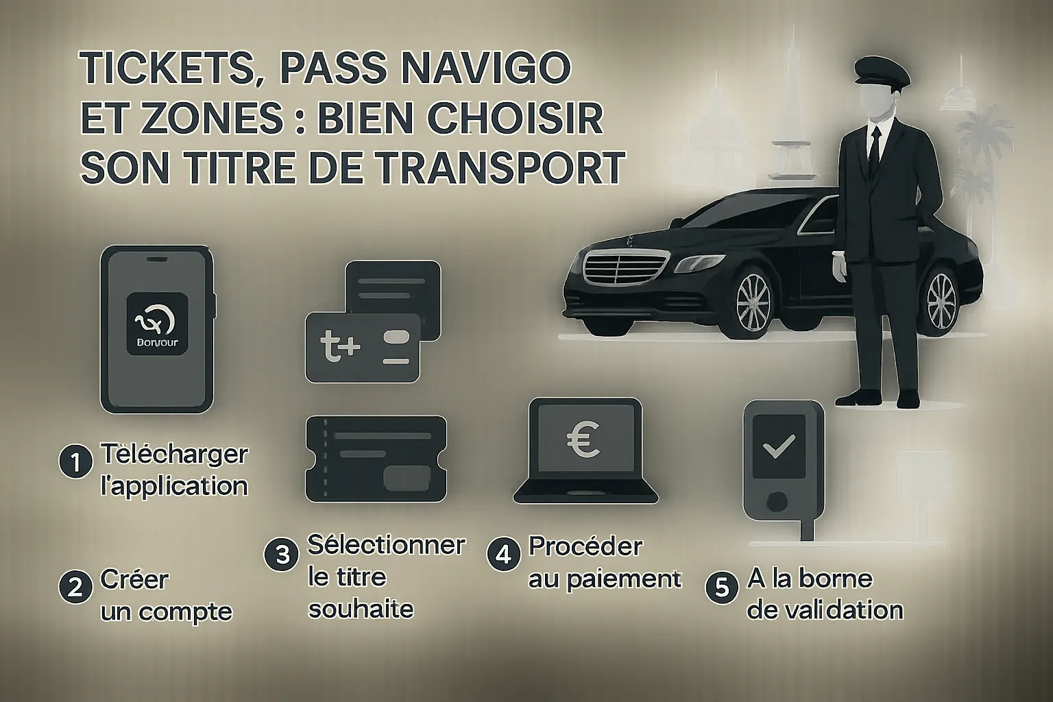 Infographie : Tickets, pass Navigo et zones : bien choisir son titre de transport